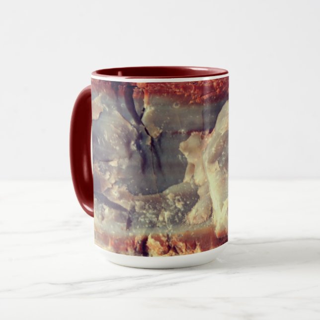 Custom Quartz Rock Coffee Mug (Front Left)