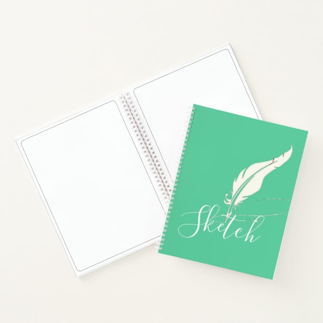 Custom quill pen  notebook (Inside)