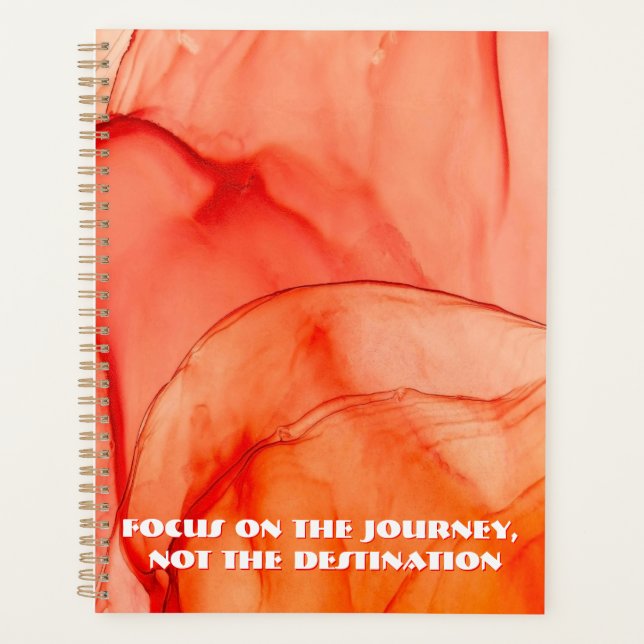 Custom Quote Academic Planner & Daily Productivity (Front)