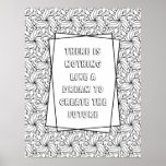 Custom Quote Adult Coloring Poster