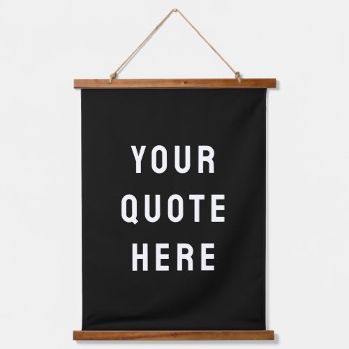 Custom Quote Banner Personalized Your Quote Wall Hanging Tapestry