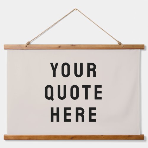 Custom Quote Banner Personalized Your Quote Wall Hanging Tapestry