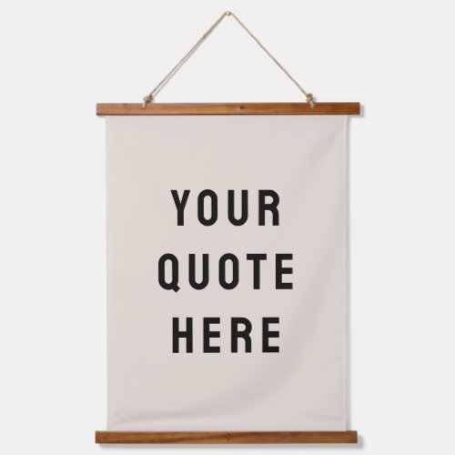 Custom Quote Banner Personalized Your Quote Wall Hanging Tapestry