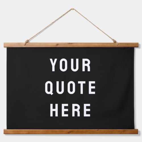 Custom Quote Banner Personalized Your Quote Wall Hanging Tapestry