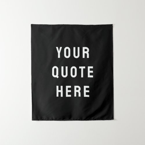 Custom Quote Banner Personalized Your Quote Wall Tapestry