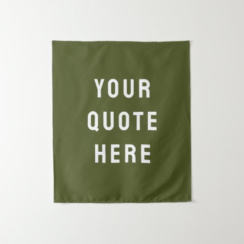 Custom Quote Banner Personalized Your Quote Wall Tapestry