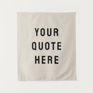 Custom Quote Banner Personalized Your Quote Wall Tapestry