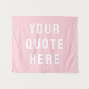 Custom Quote Banner Personalized Your Quote Wall Tapestry
