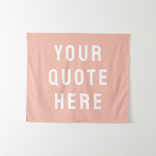 Custom Quote Banner Personalized Your Quote Wall Tapestry