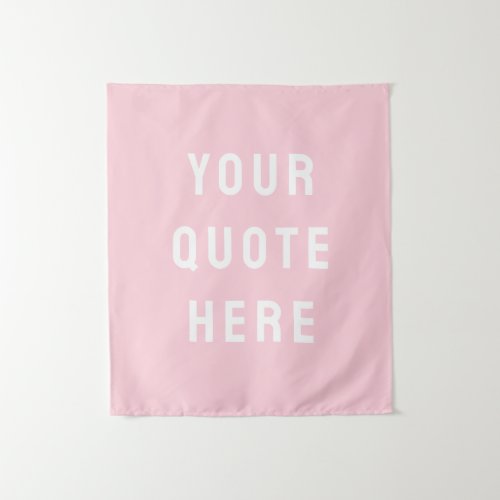 Custom Quote Banner Personalized Your Quote Wall Tapestry