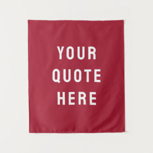 Custom Quote Banner Personalized Your Wall Nursery Tapestry