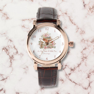 Custom Quote Books and Vintage Pink Roses Watch
