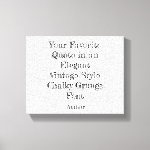 Custom Quote  Canvas Print