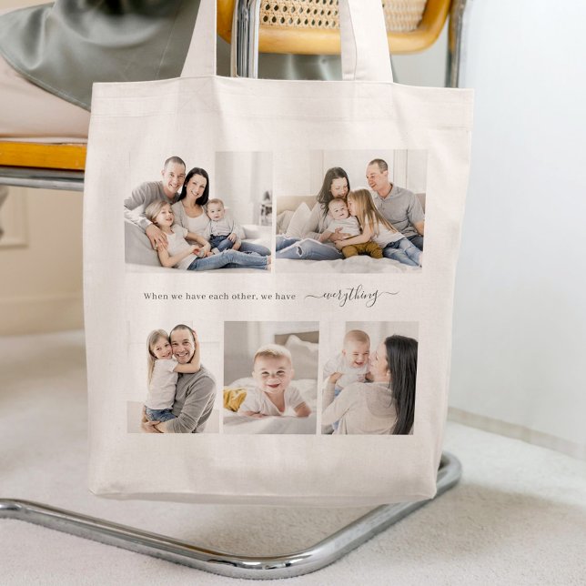 Custom Quote Collage Personalized Tote Bag (Creator Uploaded)