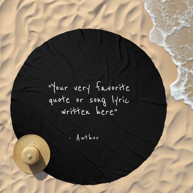 Custom quote - create your own  beach towel  (Beach)