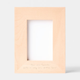 Custom quote - create your own portrait engraved frames