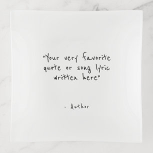 Custom quote - create your own trinket tray