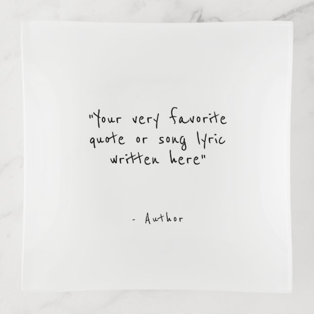 Custom quote - create your own  trinket tray (Front)