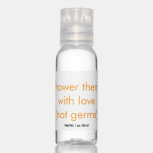 Custom Quote Gold Travel Bottle Set Personalized  Hand Sanitizer