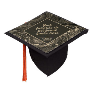 Custom Quote Graduation Cap Topper