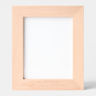Custom quote - large portrait engraved frames