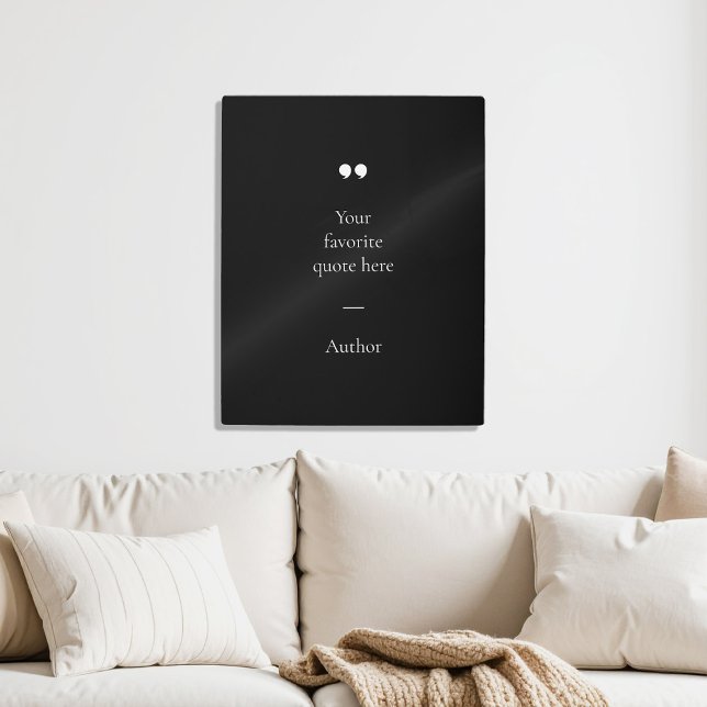 Custom Quote Metal Print Personalized Wall Art (Creator Uploaded)