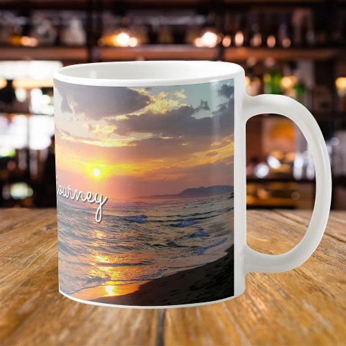 Custom Quote or Text Personalized Photo Coffee Mug