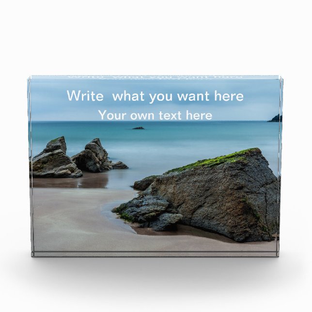 Custom Quote Photo Block (Front)
