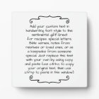 Custom Quote Saying Letter Personalized Keepsake