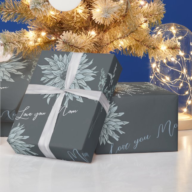 Custom quote Typography gift Wrapping Paper (Holidays)