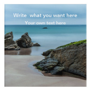 Custom Quote With More Text Space Acrylic Print