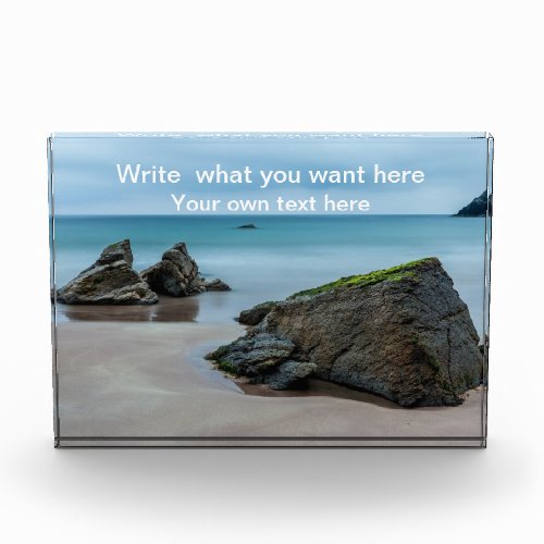 Custom Quote Write Your Text Here Photo Block