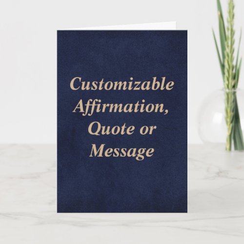 Custom Quotes Affirmations Or Message Card