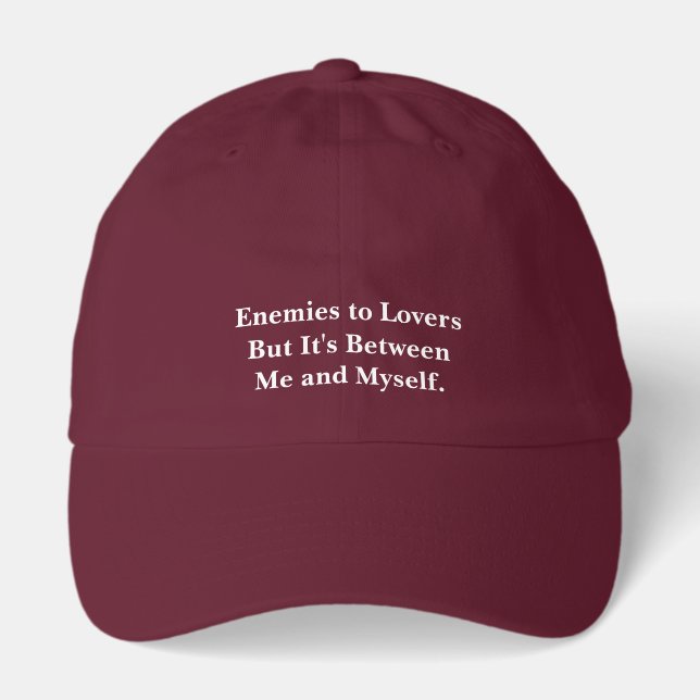 Custom Quotes Cool Funny Stylish Modern Minimal  Hat (Front)