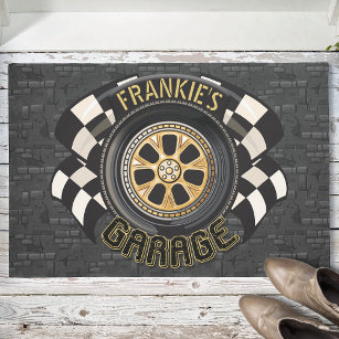 Personalized Car Doormat - Racing Art Design Welcome Mat For Car Enthu -  TrendySweety