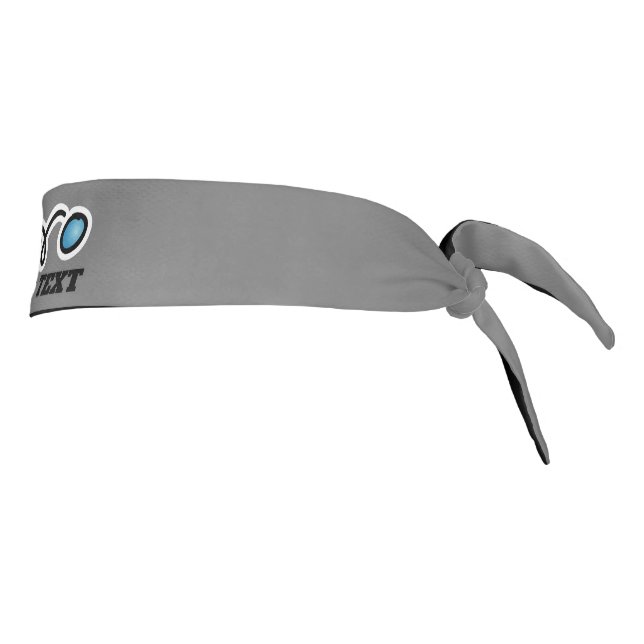 Custom racquetball player sports tie headband (Rotate 90)