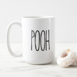 Custom RAE DUNN inspired POOH Coffee Mug