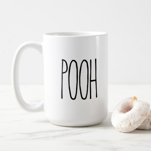 Custom RAE DUNN inspired POOH Coffee Mug