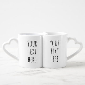 Custom Rae Dunn Text | Personalized Gifts Coffee Mug Set