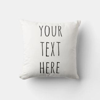 Custom Rae Dunn Text Pillow | Personalized Gifts