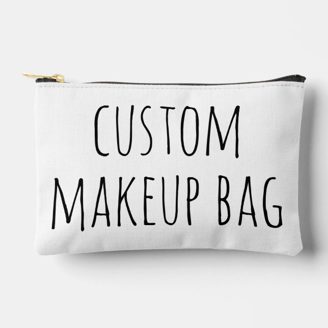 Custom Rae Dunn Text Pouch | Personalized Gifts  (Front)