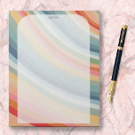 CUSTOM Rainbow Colorful TO-DO Notes Shopping List<br><div class="desc">Make your shopping lists in style with this customizable grocery shopping,  meal planning or to-do list notepad. Customize or add text to suit your needs. Add lines if you like. Check my shop for more sizes and styles!</div>
