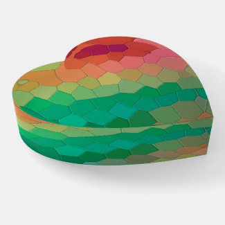 Custom Rainbow Colors Spectrum in Fun Mosaic Art