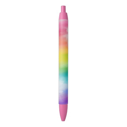 Custom Rainbow Colors Template Modern Design Black Ink Pen