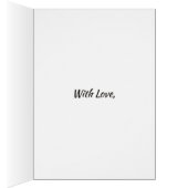 Custom Rainbow Colours on Black 10th Birthday Cards (Inside (Right))