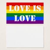 Custom Rainbow Flag Gay Pride LGBT Love is Love (Front & Back)