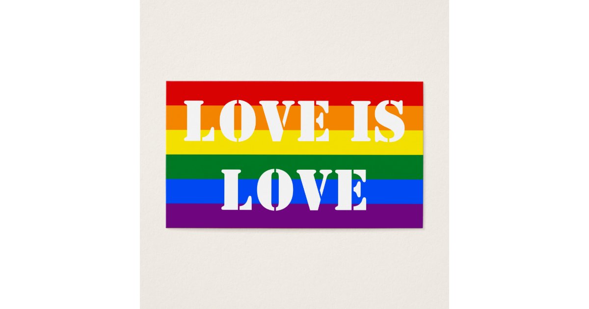 Custom Rainbow Flag Gay Pride Lgbt Love Is Love Zazzle