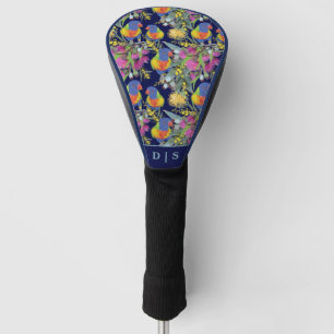 Custom Rainbow Lorikeet Golf Head Cover