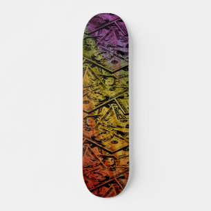 Custom Rainbow Money Skateboard Deck