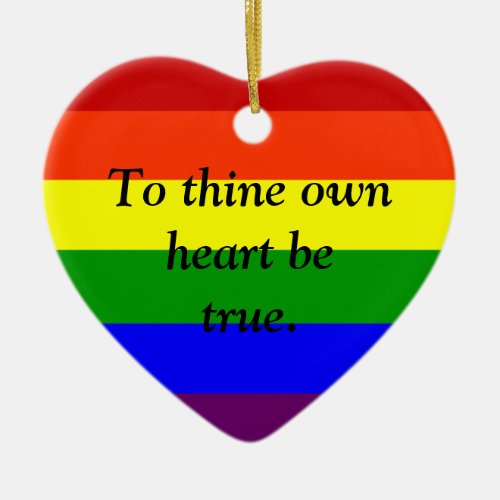 Custom Rainbow Ornament Custom Gay Pride Ornament